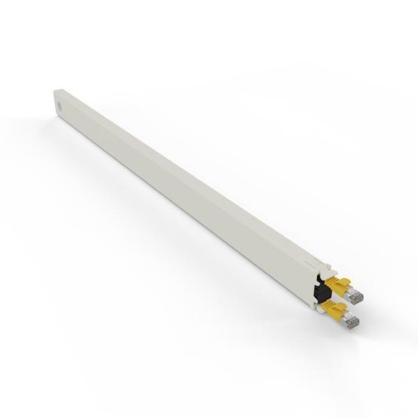 Patchbox.One 30Ru STP Yellow Cat6A Cable Management Cassette, To Be Installed In Patchbox.One Frame (Poneframe)