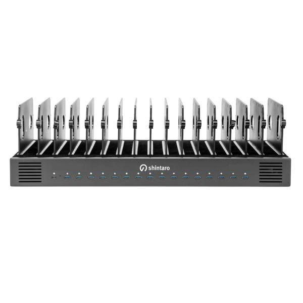 Shintaro 16-Port Usb-C PD3.0 1000W GaN Charging Dock For Smartphone, Tablet, &Amp; Notebook Devices &Amp; Smart Power Management Via InnovateCharger App.