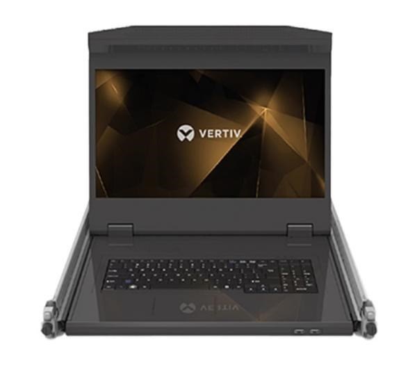 Vertiv Avocent 18.5" LCD Tray Local Rack Access Console Without KVM With With Jumper Cord: Plug C14 To Connector C13