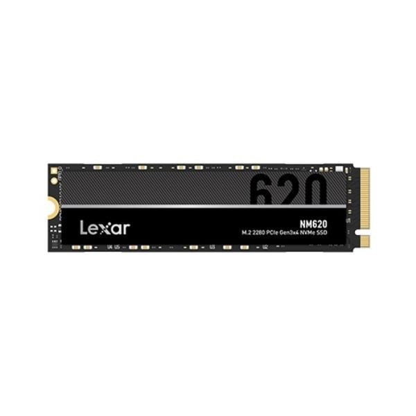 Lexar NM620 SSD, M.2 2280 PCIe Gen 3X4 NVMe, 512GB, Black, 5 Years Warranty
