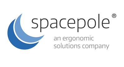 SpacePole Charge Station- 15 Port, Double Row, BLK