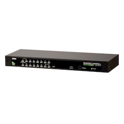 Aten Rackmount KVM Switch 16 Port Vga Ps/2-Usb, KVM Cables Not Included, Selection Via Front & Usd Menu, Broadcast Mode
