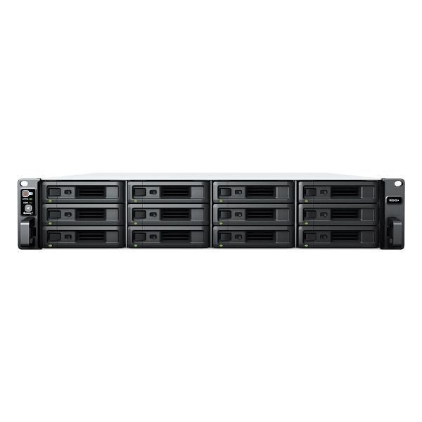 Synology RackStation RS2423+ 12-Bay 3.5" Diskless 2xGbE Nas+ 1 X 10GbE (RJ45) (2U Rack) (SMB), Amd RyzenTM , 8GB Ram, Synology Compatible Drives Only