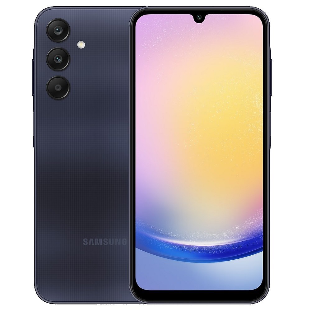 Samsung Galaxy A25 5G 128GB - Blue Black (Sm-A256ezkdxsa)*Au Stock*, 6.5', FHD+, 120Hz, 6GB/128GB, 50MP/8MP, Dual Sim, 5000mAh, 2YR