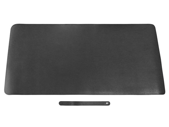 Brateck MP07-5-B Large PVC Leather Mouse Pad Black