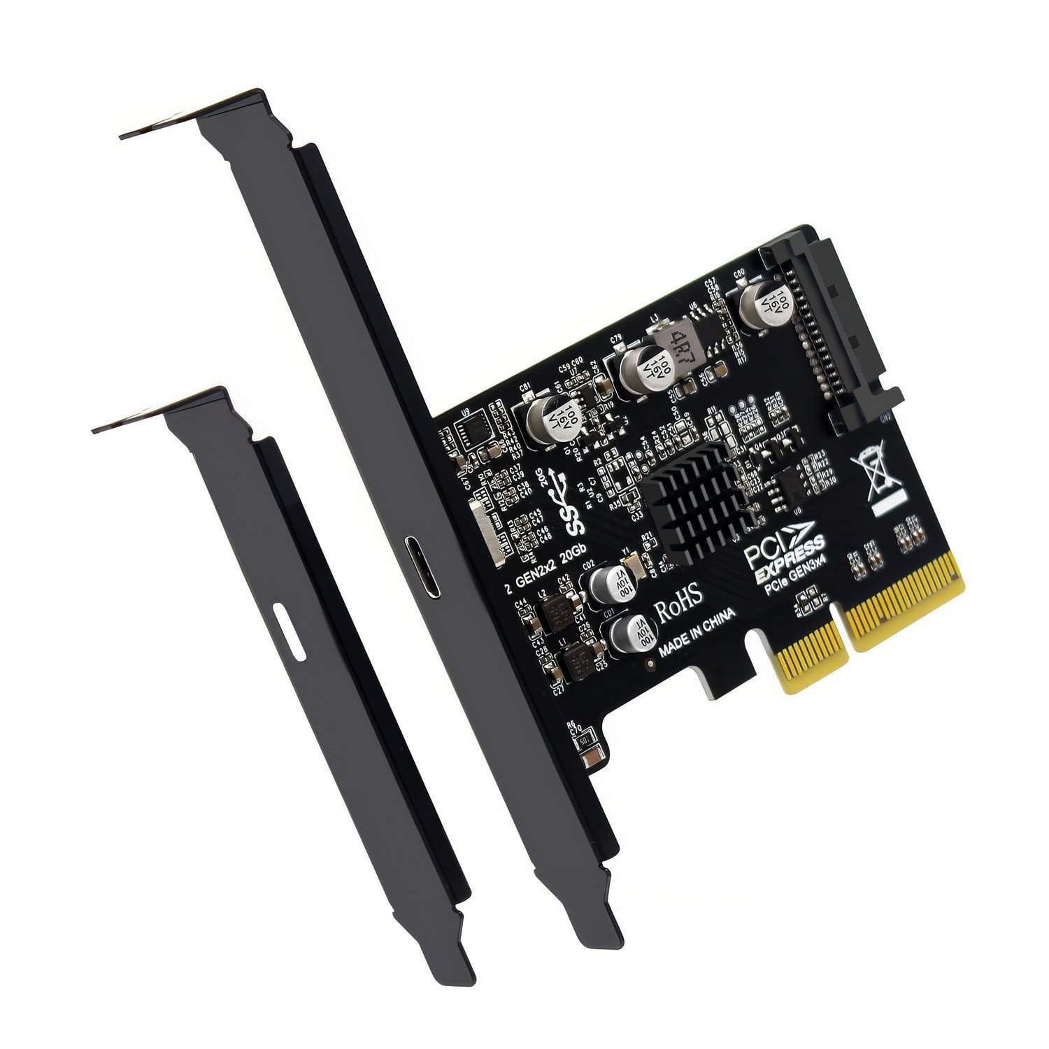 Simplecom EC318v2 PCI-e X4 To Usb 3.2 Gen2x2 20Gbps Usb-C Expansion Card