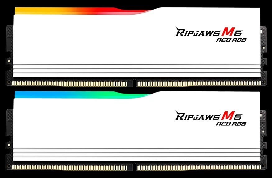 G.Skill F5-6000J3036F48GX2-RM5NRW 96GB (2x48GB)/DDR5-6000 CL30-36-36-96 1.35V/Amd Expo/ Ripjaws M5 Neo RGB
