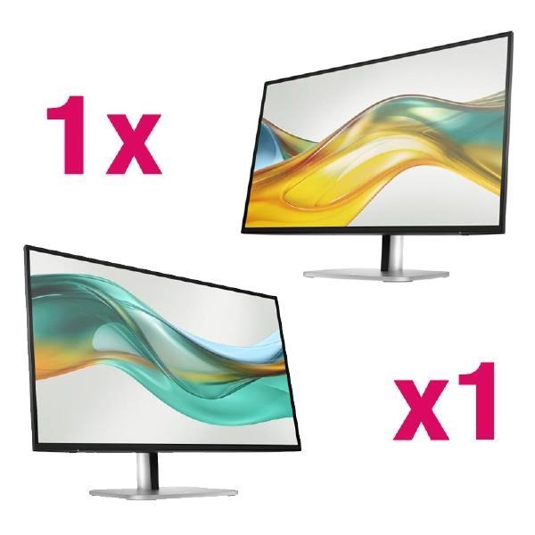 HP Series 5 Pro 527Pu -9E0g5aa- + 527PQ -9D9s0ut- Daisy Chain Monitor Solution