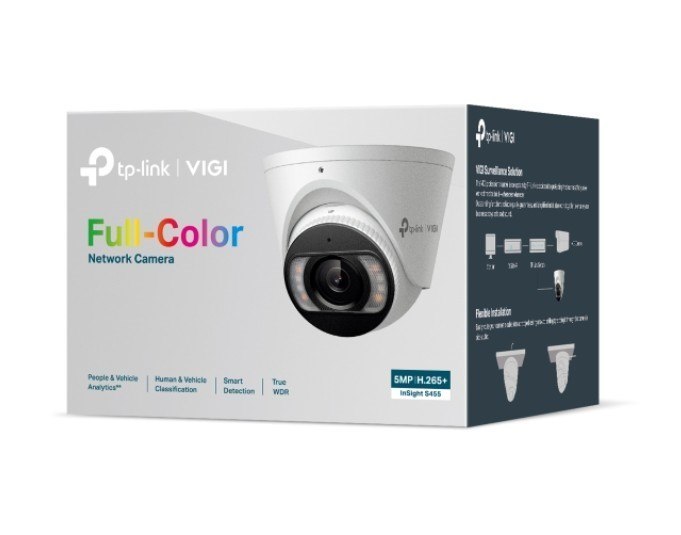 TP-Link InSight S455(4MM) Vigi 5MP Full-Colour Turret Network Camera