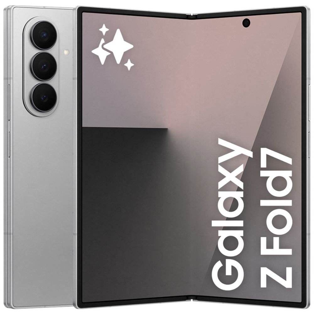 Samsung Galaxy Z Fold7 5G 256GB - Silver Shadow*AU Stock*, 8.0', Qxga+, 120Hz, 12GB/256GB, 200MP/10MP, Single + Esim, 4400mAh, 2 Years Warranty