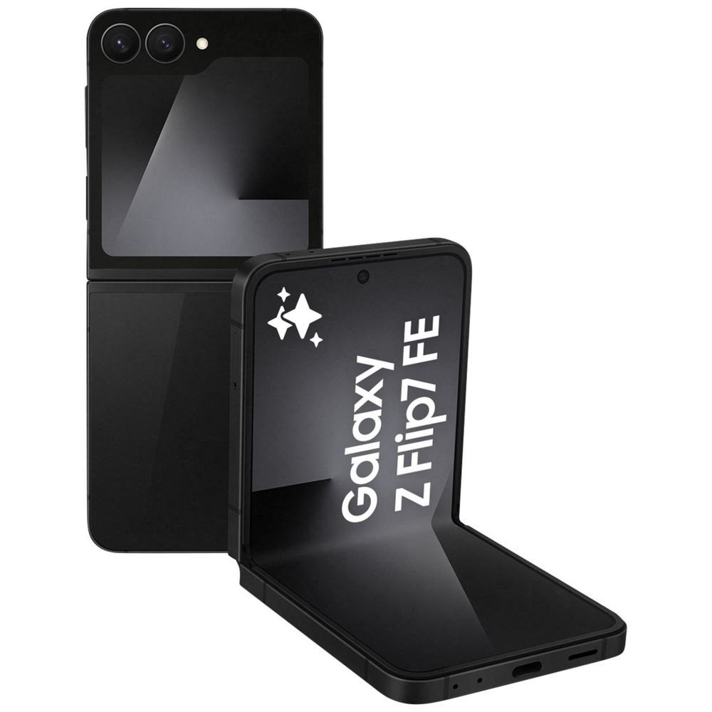 Samsung Galaxy Z Flip7 Fe 5G 128GB - Black*AU Stock*, 6.7', Full HD+, 120Hz, 8GB/128GB, 50MP/10MP, Single + Esim, 4000mAh, 2 Years Warranty