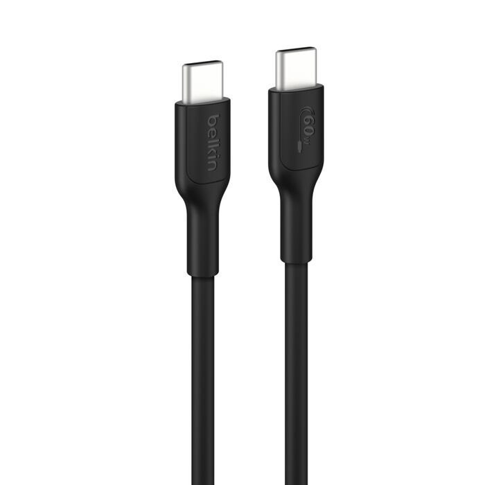 Belkin BoostCharge Usb-C To Usb-C Cable (2M) - Black 60W (Cab023fq2mbk)