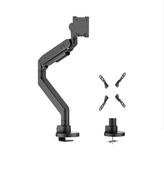 Brateck LDT92-C012-B Future-Proof Heavy-Duty Gas Spring Monitor Arm, Fit Screen Size: 24'-57' Up To 27 KG (LS)