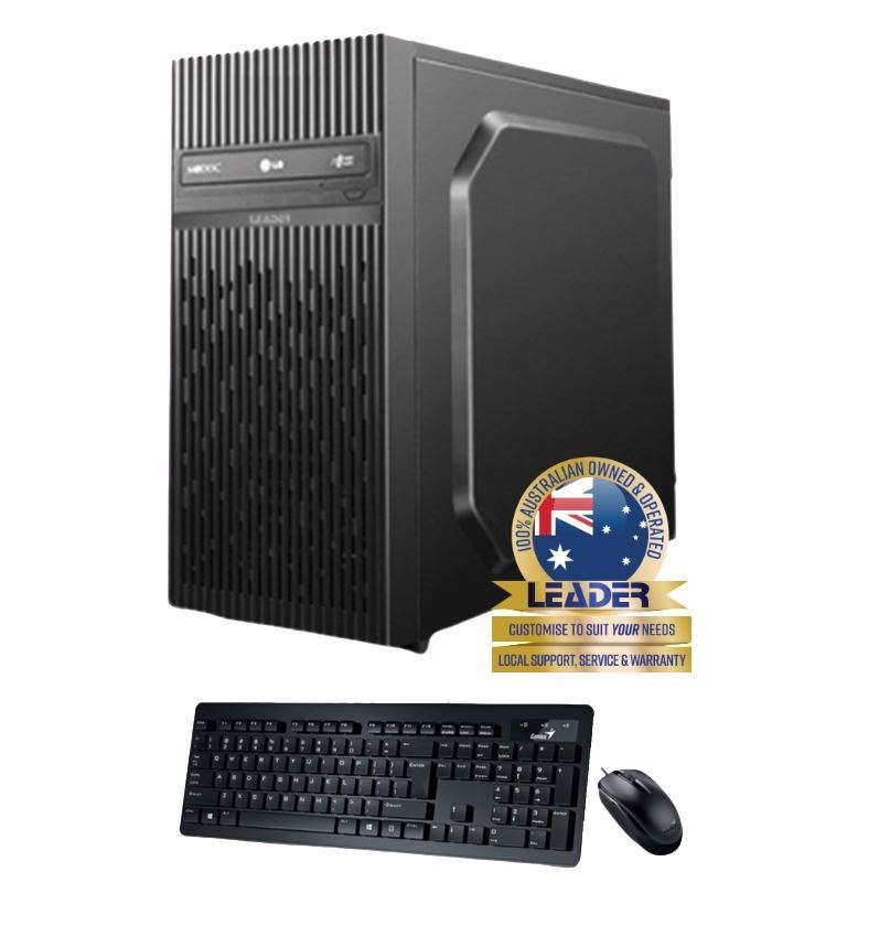 Leader Visionary 558 Desktop, Intel I5-12400 Cpu, 16GB DDR5, 500GB M.2 NVMe SSD, 450W Psu, B760 Chipset, Windows 11 Home, 1 Year Warranty