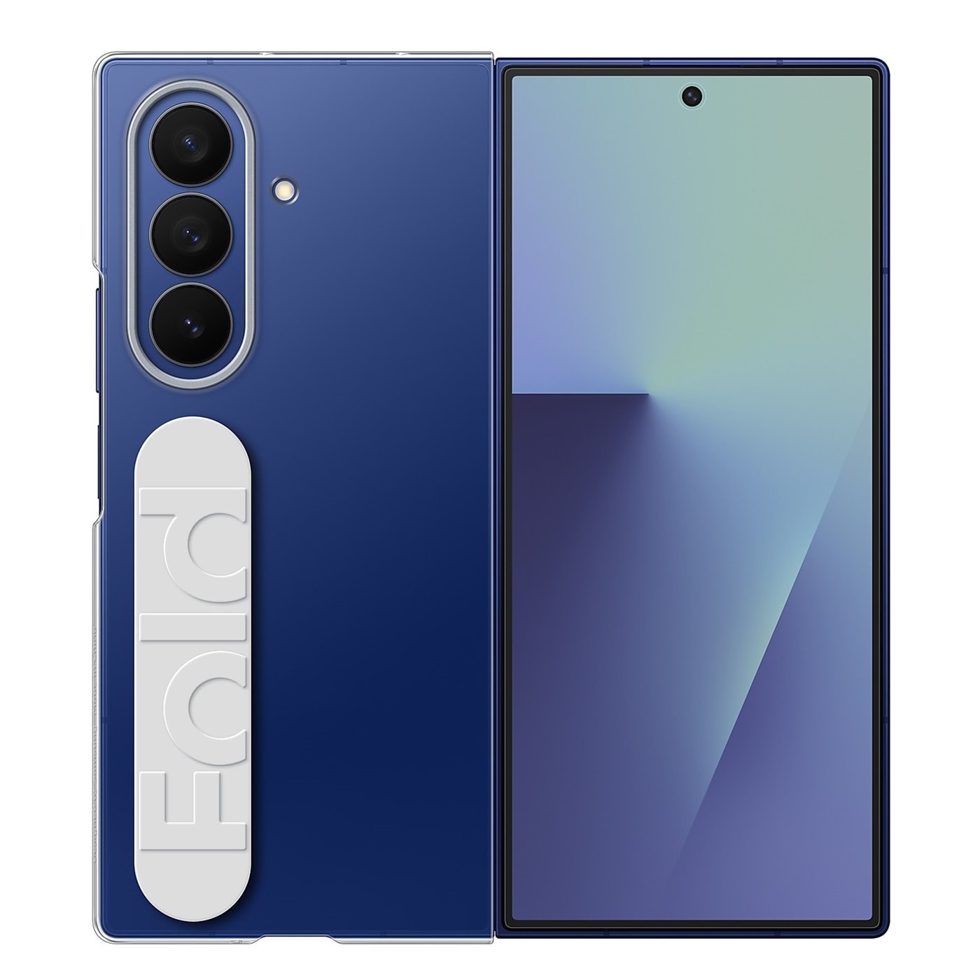 Samsung Galaxy Z Fold7 Grip Case - Clear(EF-QF966CTEGWW), Crystal Clear Protection, Anti-Sctrach Resistant, 1 Year Warranty