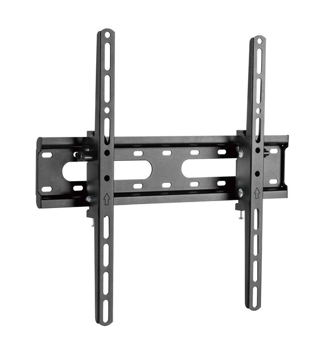 Brateck KL31-44T Super Economy Tilt TV Wall Mount, Fit Screen Size: 32'-70' Up To 45 KG, Fine Texture Black,53X435x420mm (New)