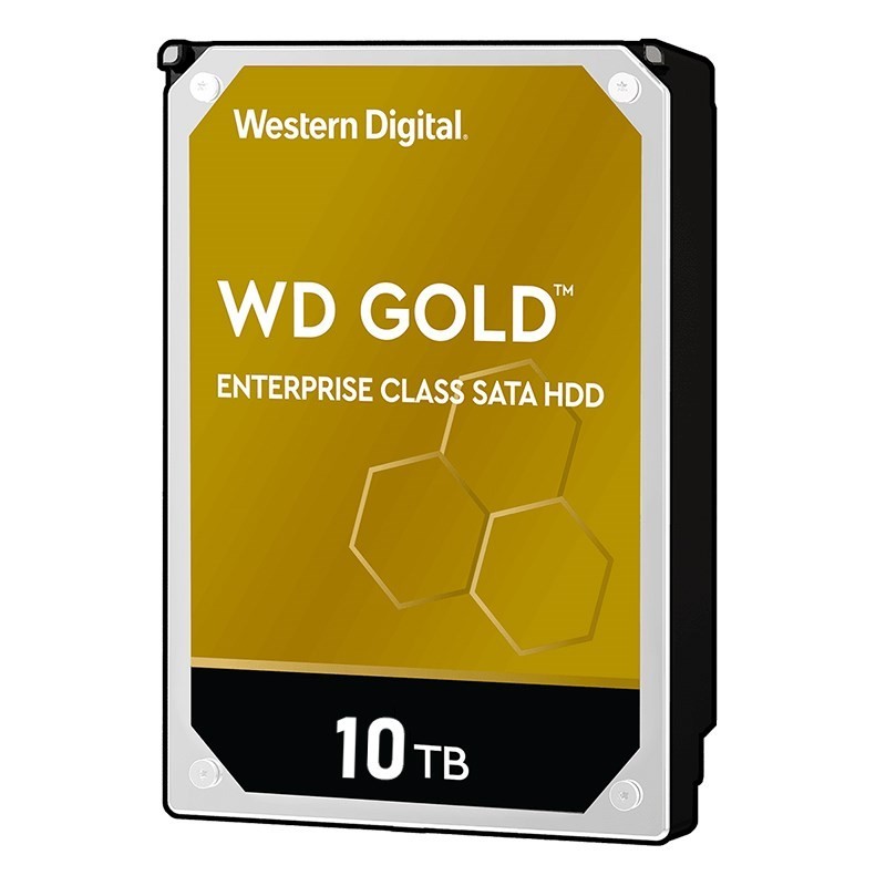 Western Digital Gold 10TB 3.5' Enterprise Class Sata 6 GB/S HDD 7200 RPM Cache Size 256MB 5-Year Limited Warranty