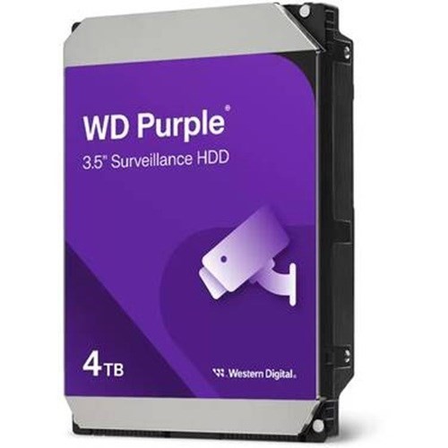 Western Digital WD44purz Purple 4TB Hard Drive - 3.5' Internal - Sata (Sata/600) -3-Year Limited Warranty