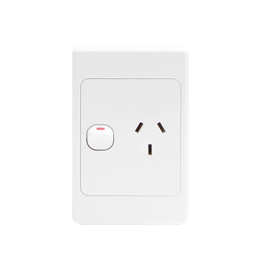 4Cabling 4C | Ultima Single Power Point 250V 10A - Vertical