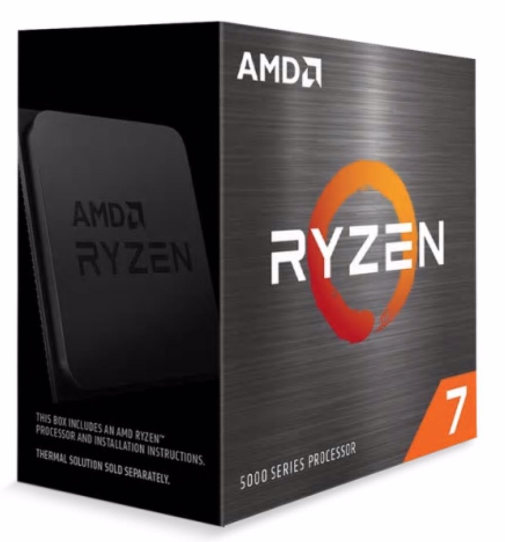 Amd Ryzen 7 5800X Zen 3 Cpu 8C/16T TDP 105W Boost Up To 4.7GHz Base 3.8GHz Total Cache 36MB No Cooler (Amdcpu) (Ryzen5000)