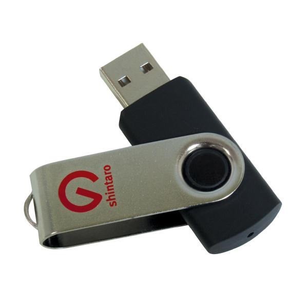 Shintaro 16GB Rotating Usb 2.0 Pocket Disk - High-Speed Portable Storage, Reliable Data Transfer