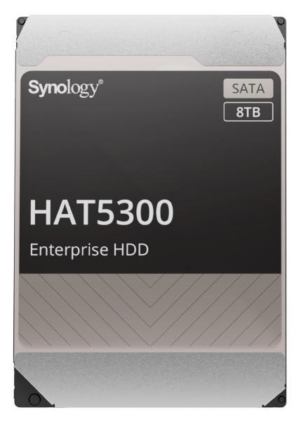 Synology Enterprise Storage For Synology Systems, 3.5" Sata Hard Drive, Hat5310 Series, 8TB, 5 YR WTY