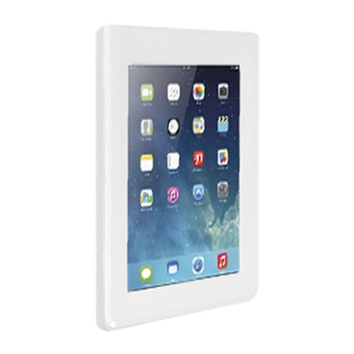 Brateck Plastic Anti-Theft Wall Mount Tablet Enclosure Fit Screen Size 9.7'-10.1' - White 290X222X27MM Anti-Theft Lock With A Key (LS)