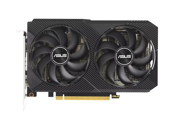 Asus Amd Radeon Dual-Rx6500xt-O4g-V2 RX 6500 XT V2 Oc Edition 4GB GDDR6 With Two Powerful Axial-Tech Fans And A 2-Slot Design For Broad Compatibility