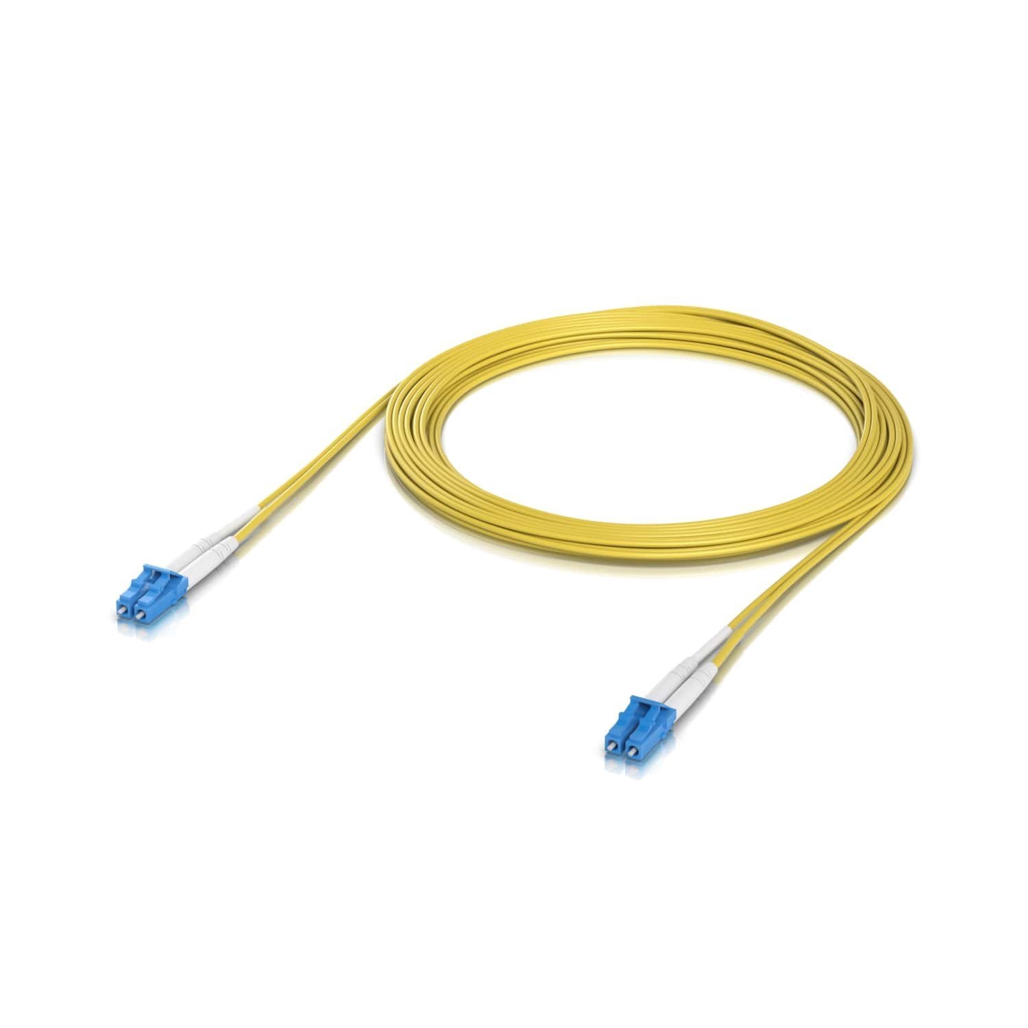 Ubiquiti Os2 Duplex LC Upc Fiber Patch Cable, Length 5M, Lightweight Fiber Patch Cable For Up To 100G Connections,