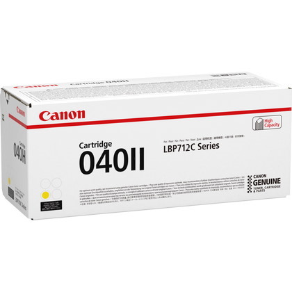 Canon Cart040yii High Cap Yellow Toner For LBP712CX 10K