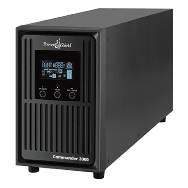 PowerShield Commander 1100Va / 990W Line Interactive Pure Sine Wave Tower Ups With Avr. Telephone / Modem / Lan Surge Protection, Australian Outlets