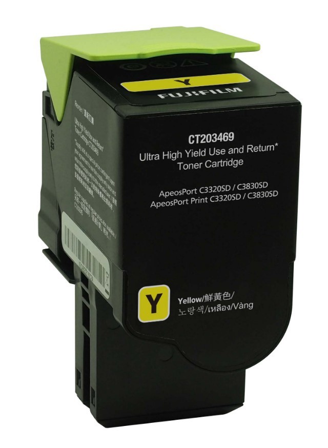 Fujifilm Yellow Ultra Hi Yield Use & Return Toner Cart 7K For Apc3830 Appc3830 Apc3320 Appc3