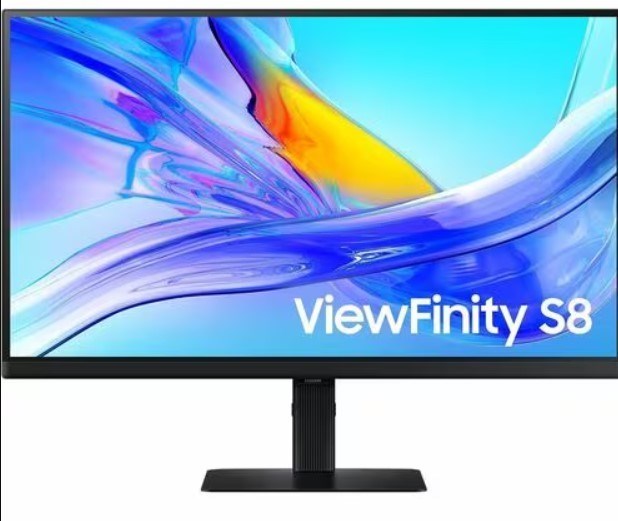Samsung ViewFinity S8 S27D804UAE 27" Class 4K UHD LCD Monitor - 16:9 - Black - 27" Viewable - In-plane Switching (IPS) Technology - 3840 x 2160 - 1.07 Billion Colors - 350 cd/m² - 5 ms - 60 Hz
