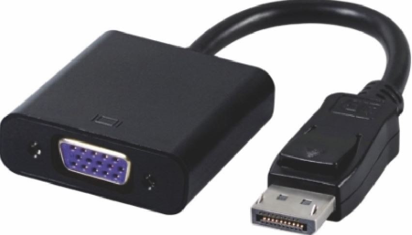 Astrotek DisplayPort DP To Vga Adapter Converter Cable 20CM - 20 Pins Male To 15 Pins Female