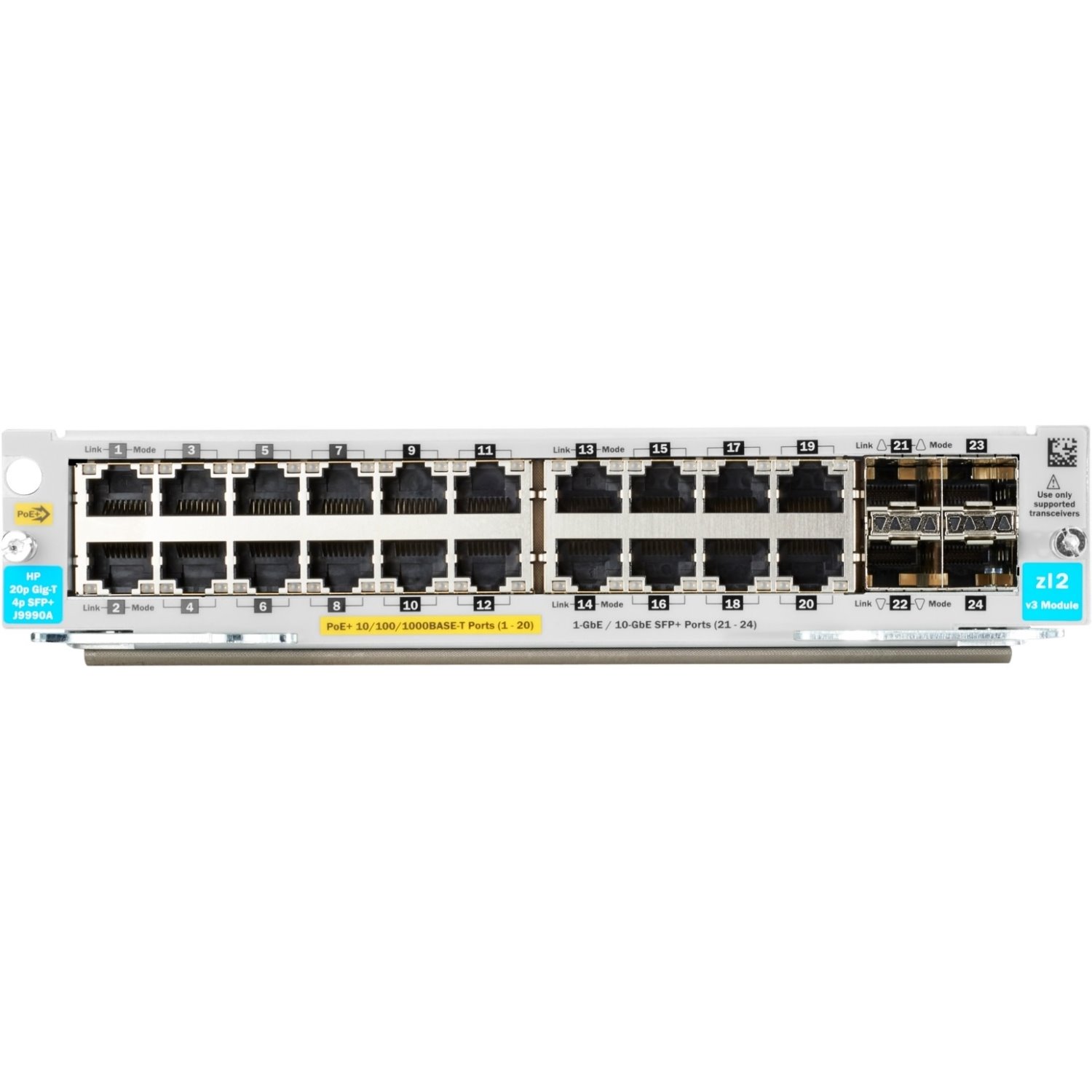 HPE Expansion Module - 20 x RJ-45 1000Base-T LAN - 1