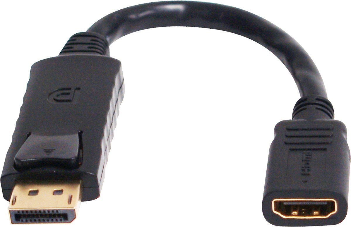 Comsol 20CM Hdmi Female To DisplayPort Male Adapter