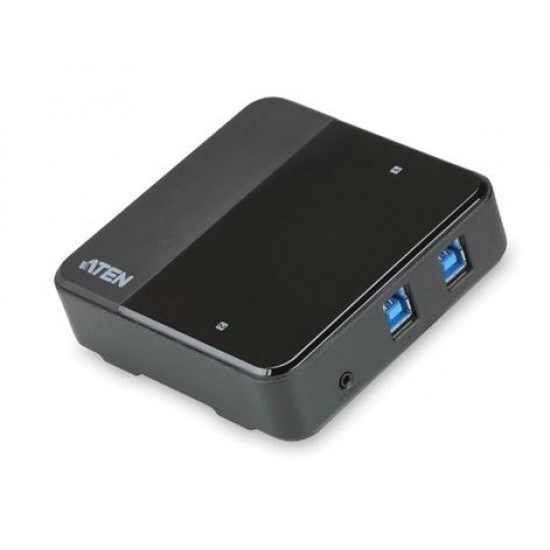 ATEN US234 USB Switch - USB 3.2 Gen 1 - 640 MB/s - Desktop, Docking Station, Printer