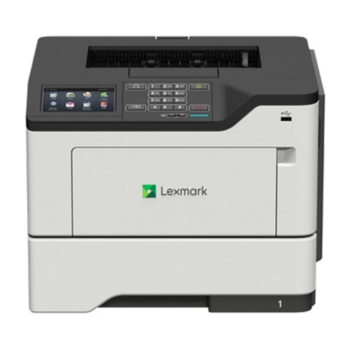 Lexmark Network-Ready; Duplex; 47(A4)ppm; 1GHz Dual-Core; 1GB Ram, 1200X1200 Dpi; 550-SHT Input Tray; 100-SHT Feeder; 4.3-Inch Colour Touch-Screen; 1Yr