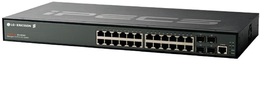 LG iPECS MANAGED 24 PORT 10/100/1000 POE SWITCH