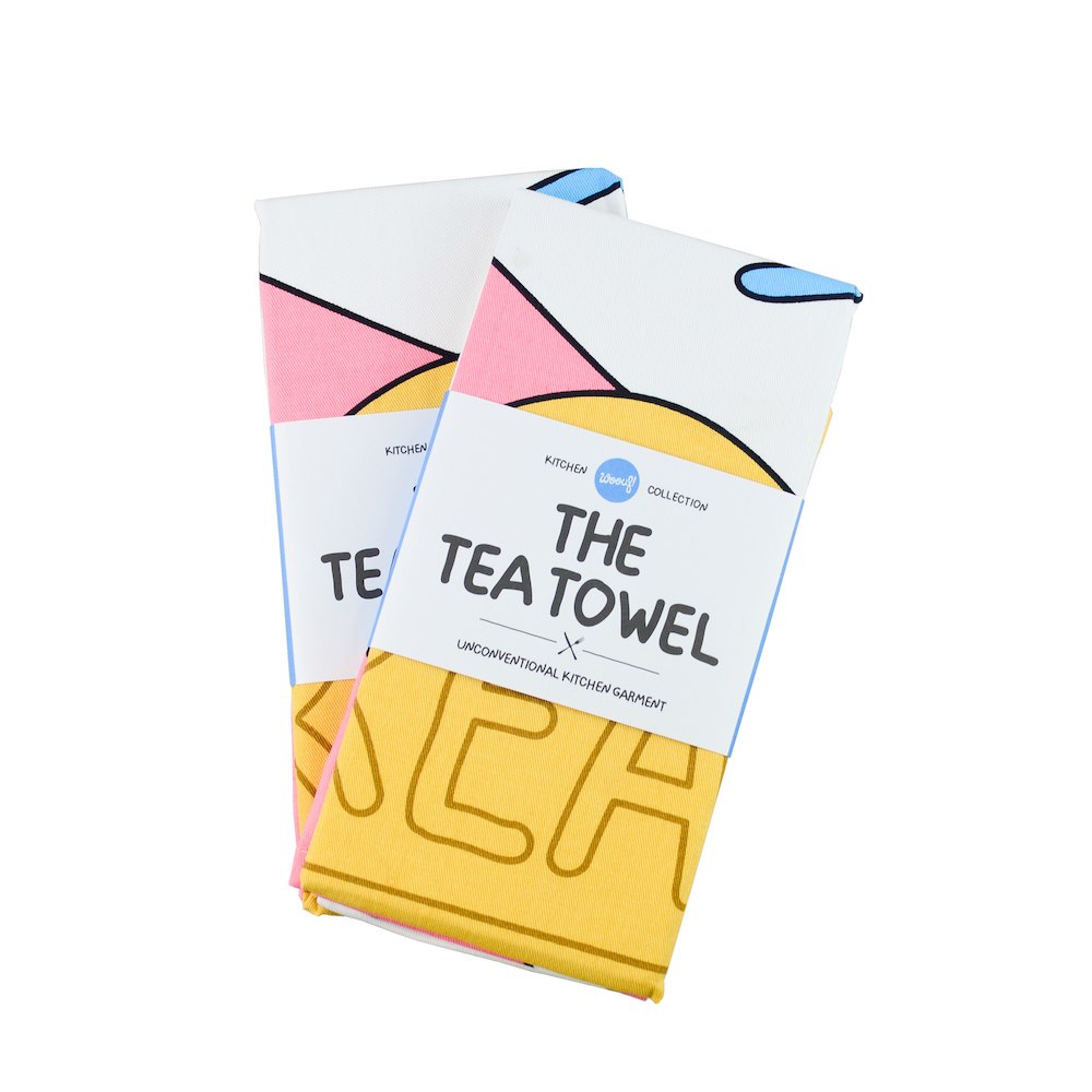 Woouf "Woouf Kitchen Tea Towel Ice Cream - 2PK"