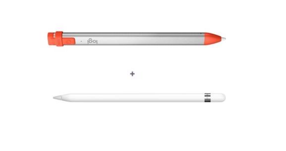 Stylus Bundle ( Logitech Crayon Stylus + Apple Pencil Stylus )