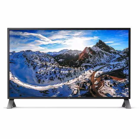 Philips 43" (16:9) Uhd Ips Led, 5MS, Vga, Hdmi(2), DP(2), Usb(4), Vesa, SPKR, 4YR