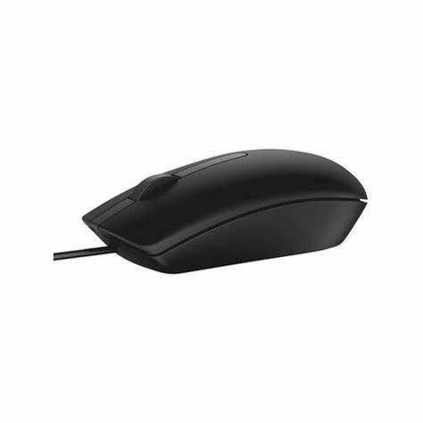 Dell USB Optical Mouse MS116 - Black; Retail Packaging