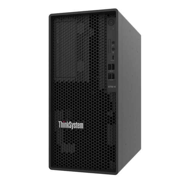 Lenovo ThinkSystem ST50 V2, 1xIntel Xeon E-2356G 6C 3.2GHz 80W, 1x16GB 2Rx8, SW RD, 1x300W