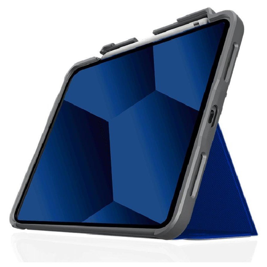 STM Goods Dux Plus Carrying Case for 27.7 cm (10.9") Apple iPad (10th Generation) Tablet, Apple Pencil - Blue, Clear