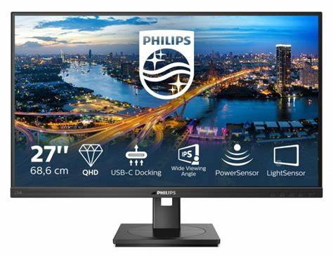 Philips 27" Daisy Chain Bundle, 1X 276B1 Plus 1X 275B1, Usb-C Dock, 4YR