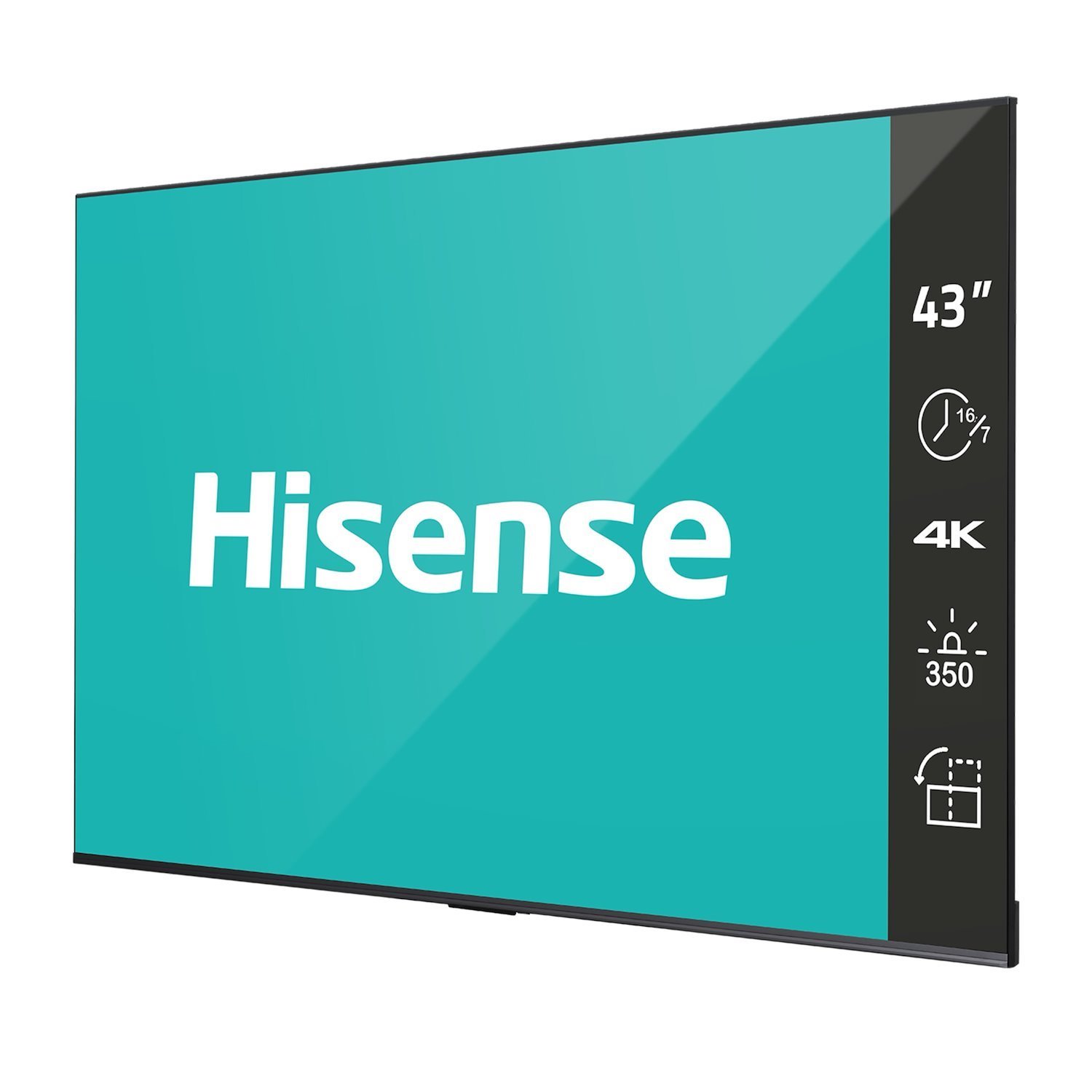 Hisense 43Dp30fe 43 Uhd Digital Signage 350Nit 16 X 7 Android 9