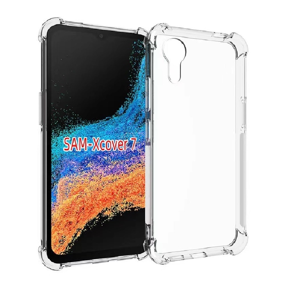 Usp Samsung Galaxy Xcover7 (6.6') Jelly Clear Case - Shockproof, DropProof, Tough Gel, Flexibilty, Extra Grip, 3 Years Warranty