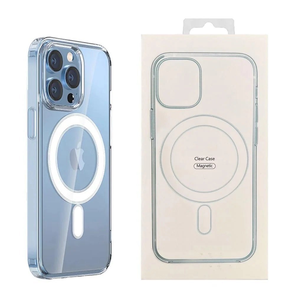 Usp Apple iPhone 17 Pro Max (6.9') Clear Case With MagSafe - Built-In Magnets, Scratch Resistant, Crystal Clear,Shockproof, 3 Years Warranty