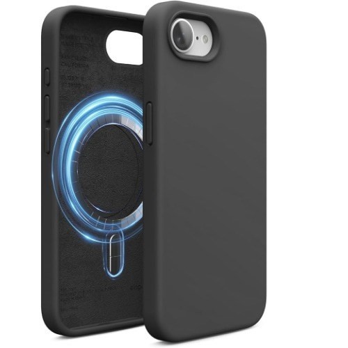 Usp Apple iPhone 17E / iPhone 16E Silicon Case Black- Shockproof , Raised Edges , Anti-Slip, 3 Years Warranty